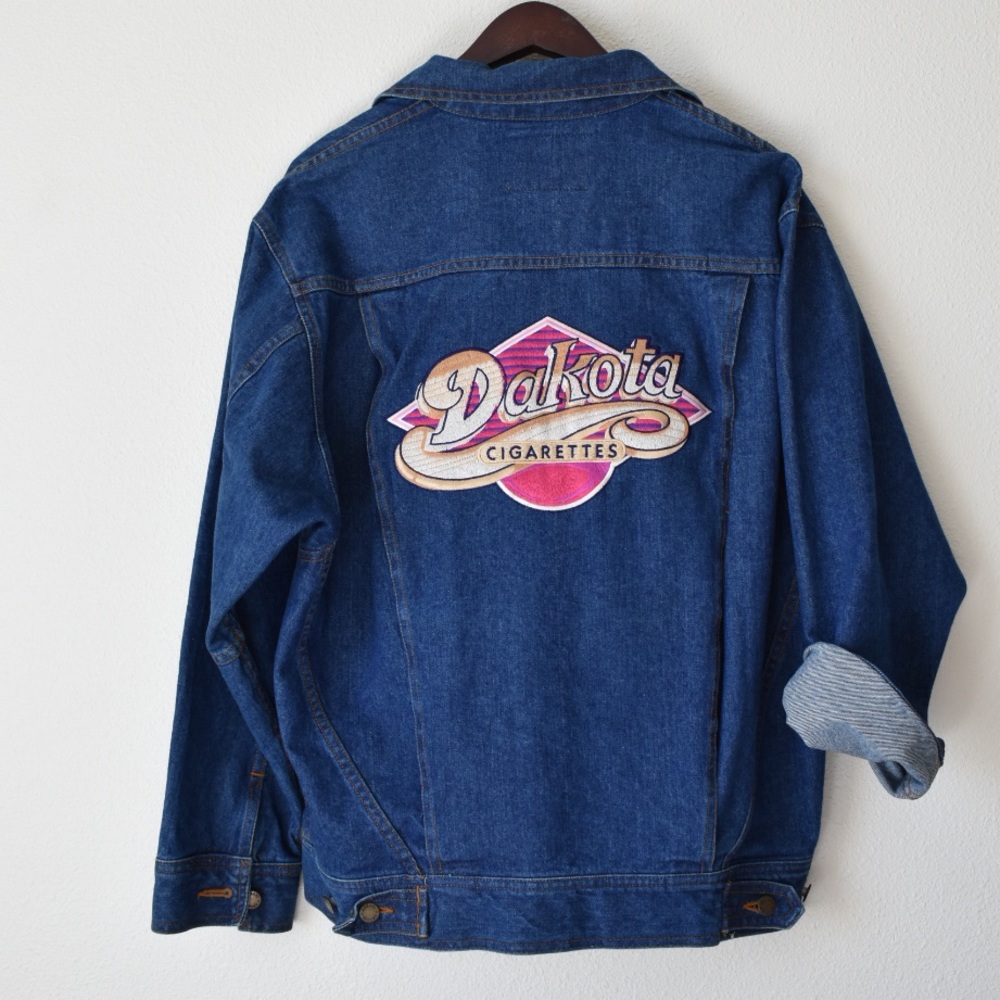 Vintage jean jacket 80’s size XL